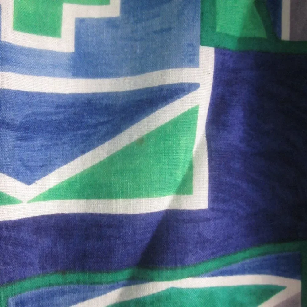 Helene Sidel Vintage 60's Button Up Summer Skirt Size 12 Lined 31